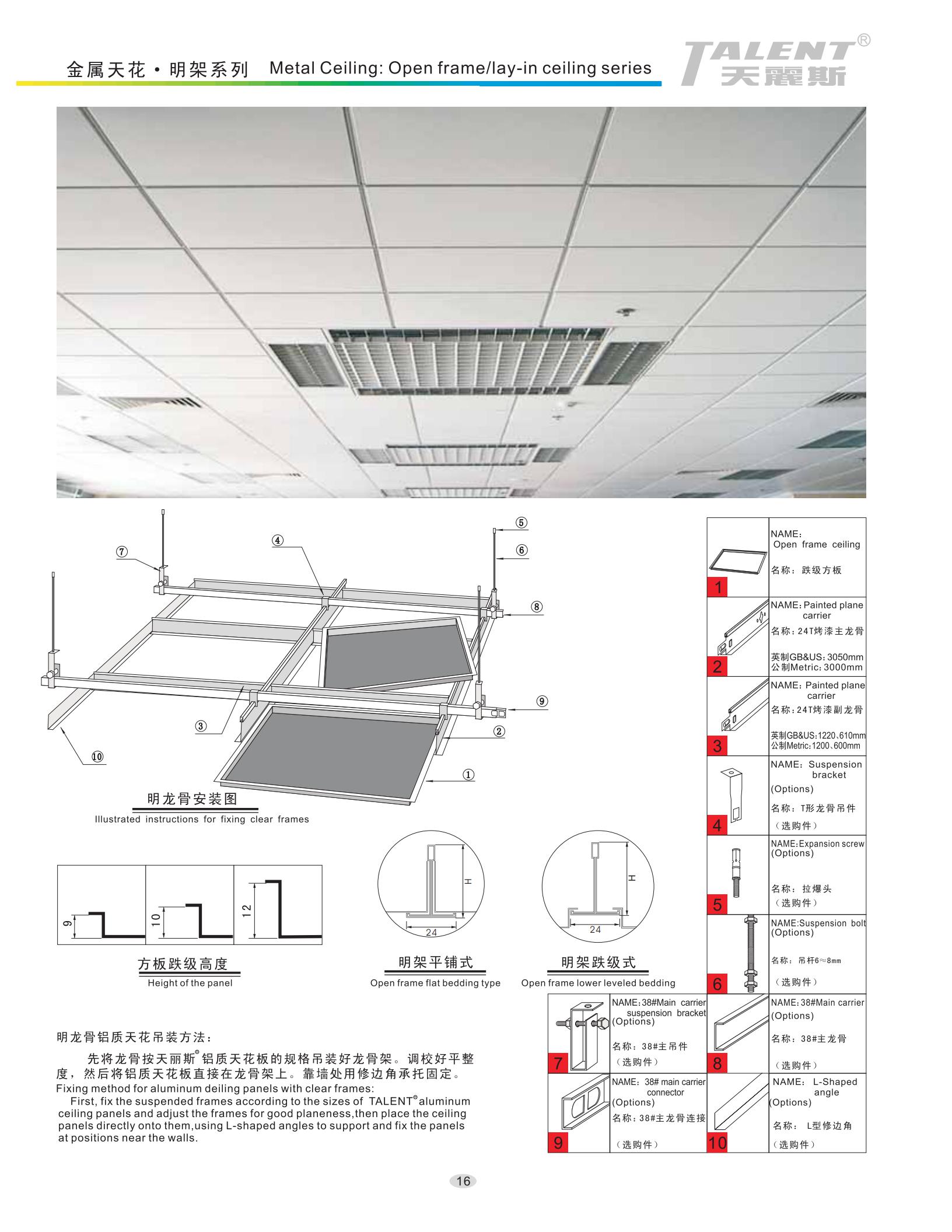 Aluminum Conical Panel